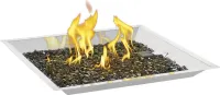 24 inch Square Patioflame Burner Kit 1 Burners, Propane, Stainless Steel