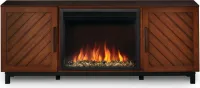 The Bella Electric Fireplace Media Console