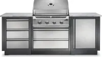 OASIS 100 Outdoor Kitchen, Built-in 500 Series 32 Built-in 500 Series 32 , Natural Gas, Stainless Steel