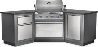 OASIS 200 Outdoor Kitchen, Built-in 700 Series 32 Built-in 700 Series 32 , Propane, Stainless Steel