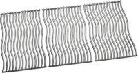 Three Stainless Steel Cooking Grids - for Rogue 625 Models
