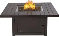 St. Tropez Square Patioflame Table Fire Table , Propane, Bronze