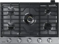 30" Smart Gas Cooktop, 5 Burners