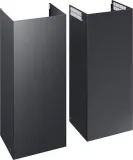 Bespoke Smart Wall Mount Hood Extension Kit in Black Stainless Steel - 7000 Series