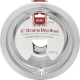 6" Chrome Drip Bowl, Fits Specific