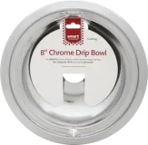 8" Chrome Drip Bowl, Fits Specific