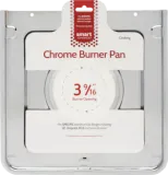 Square Chrome Burner Pan, Fits Specific