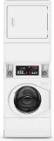 Light Commercial Coin Drop Front Control Stack Washer-Dryer - Gas