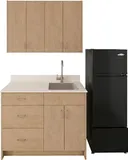 5' Wide Senior Living Turnkey Kitchen, ADA Compliant