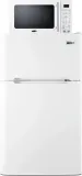 Microwave/Refrigerator-Freezer Combination with Allocator