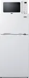 Microwave/refrigerator-freezer Combination With Allocator