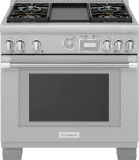 36" Freestanding Dual Fuel Smart Range