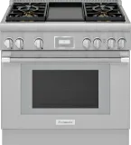 36" Freestanding Dual Fuel Smart Range