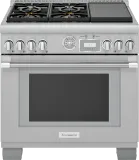 36" Freestanding Dual Fuel Smart Range