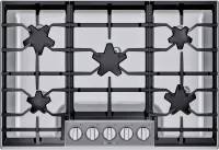 30" Gas Sealed Burner Drop-In Cooktop, 5 Elements