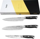 3-piece Damascus Knife Set