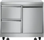 Outdoor Kitchen Bbq Grill Cabinet In Stainless Steel