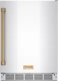 Gordon Ramsay Collection 24 Inch Outdoor Undercounter Beverage Cooler In Stainless Steel/bronze