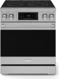 30 Inch Professional Electric Range With Tilt Panel Touch Control In Stainless Steel Gordon Ramsay Series