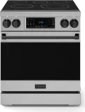30 Inch Professional Electric Range With Tilt Panel Touch Control In Stainless Steel/black Gordon Ramsay Series