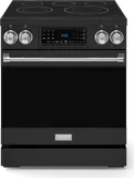 30 Inch Professional Electric Range With Tilt Panel Touch Control In Black/stainless Steel Gordon Ramsay Series