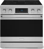 36 Inch Professional Electric Range With Tilt Panel Touch Control In Stainless Steel Gordon Ramsay Series