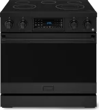 36 Inch Professional Electric Range With Tilt Panel Touch Control In Black Gordon Ramsay Series
