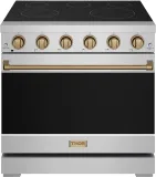 36 Inch Professional Electric Range In Stainless Steel/bronze Gordon Ramsay Series