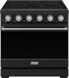 36 Inch Professional Electric Range In Black/stainless Steel Gordon Ramsay Series