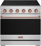 36 Inch Professional Electric Range In Stainless Steel/rose Gold Gordon Ramsay Series