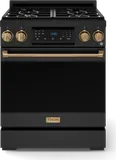 30 Inch Professional Lp Range With Tilt Panel Touch Control In Matte Black/bronze Gordon Ramsay Series
