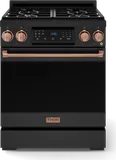 30 Inch Professional Lp Range With Tilt Panel Touch Control In Matte Black/rose Gold Gordon Ramsay Series