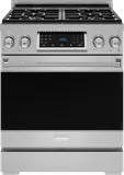 30 Inch Professional Electric Range With Tilt Panel Touch Control In Black Gordon Ramsay Series Rse30b