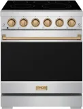 30 Inch Professional Gas With Precision Knob Control In Stainless Steel/bronze