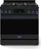 36 Inch Professional Lp Range With Tilt Panel Touch Control In Stainless Black/blue Gordon Ramsay Series