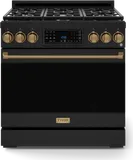 36 Inch Professional Lp Range With Tilt Panel Touch Control In Black/bronze Gordon Ramsay Series