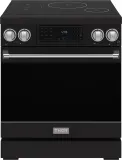 30 Inch Professional Induction Range With Tilt Panel Touch Control In Black And Stainless Steel Gordon Ramsay Series