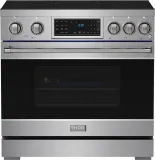 36 Inch Professional Induction Range With Tilt Panel Touch Control In Stainless Steel Gordon Ramsay Series