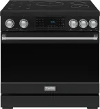 36 Inch Professional Induction Range With Tilt Panel Touch Control In Black And Stainless Steel Gordon Ramsay Series