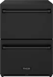 24″ Undercounter Built-in / Freestanding Drawer Freezer Black