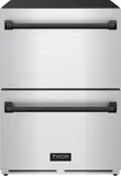 24″ Undercounter Built-in / Freestanding Drawer Freezer Stainless Steel/black Gordon Ramsay Series