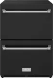 24″ Undercounter Built-in / Freestanding Drawer Freezer Black/stainless Steel Gordon Ramsay Series