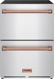 24″ Undercounter Built-in / Freestanding Drawer Freezer Stainless Steel/rose Gold Gordon Ramsay Series