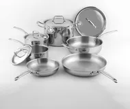 10-piece Tri-ply Stainless Steel Cookware Set