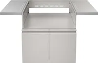 Kitchen Stainless Steel Grill Cart With Cabinet for 36 Grill