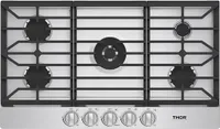 36" Gas Sealed Burner Cooktop, 5 Elements