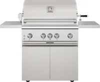 36 Inch 4 Burners Built In Gas Grill On Cart With Sear/rear Infrared Burner & Rotisserie Natural Gas
