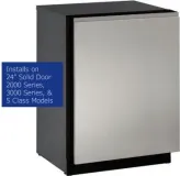 24 In Handleless Panel Ss Solid