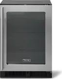 24"W. SS Panel - Glass Door W/Slim Handle
