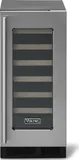 15"W. SS Panel - Glass Door W/Slim Handle